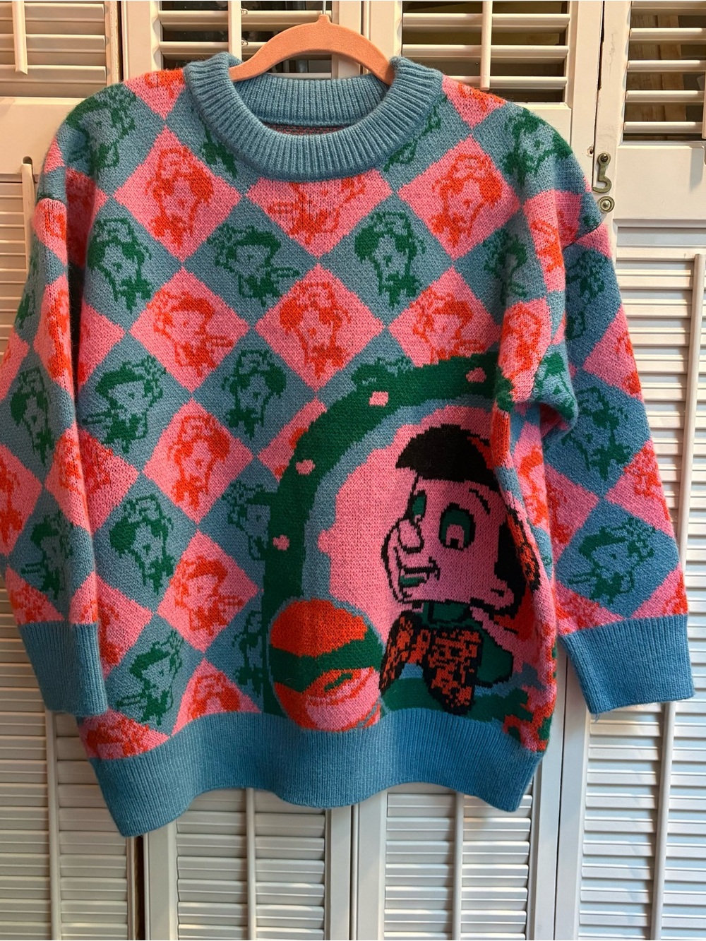 Pinocchio Arglye Sweater- M/L